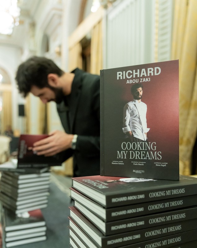 Ce a scris Chef Richard Abou Zaki în „Cooking my dreams”, prima lui carte: „Mi-am deschis sufletul cu multă emoție”