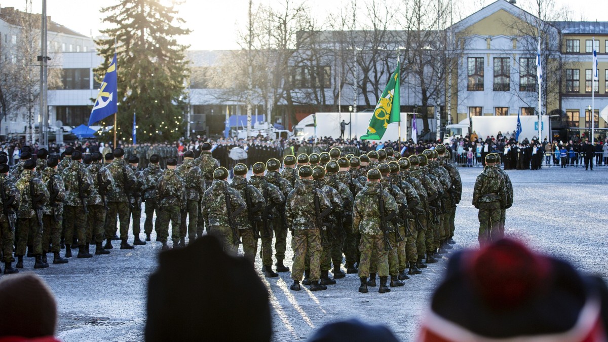 Mikkeli, decembrie 2018. Paradă militară de Ziua Independenței Finlandei. Imagine cu caracter ilustrativ Foto: Hepta