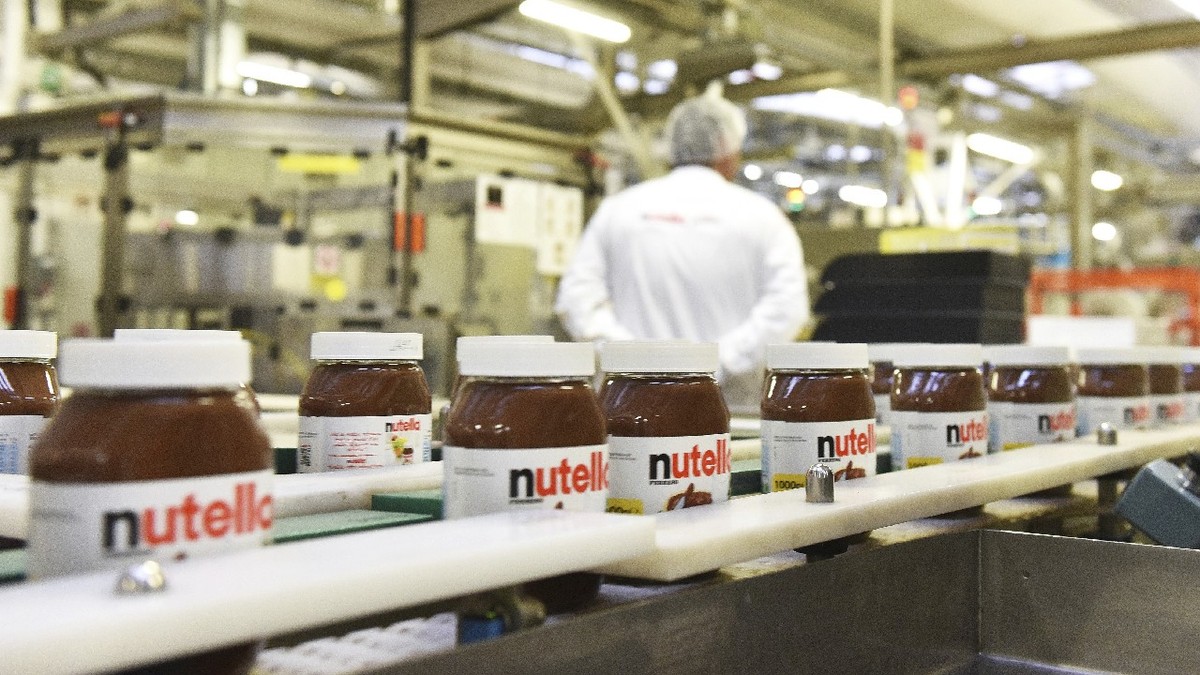 Fabrica Ferrero din Villers-Ecalles, prima fabrică de Nutella a companiei din Normandia, Europa, Franța