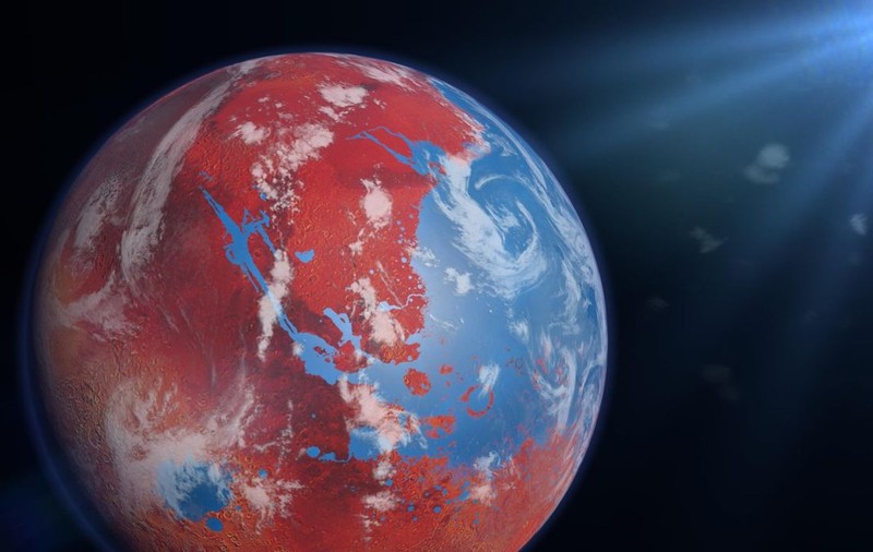 Planeta Marte a avut o mare de dimensiunea Oceanului Arctic, care a secat, arată un nou studiu: „Apa ar fi putut forma sisteme conectate pe distanțe vaste”