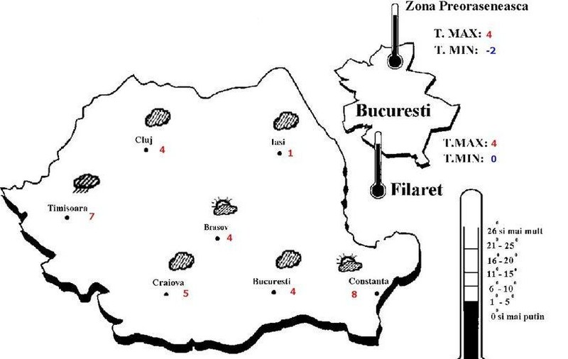 PROGNOZA METEO! Uite cum va fi vremea mâine!