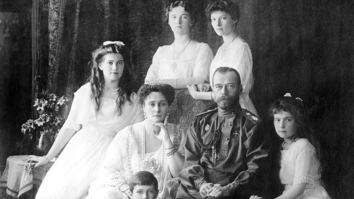 Țarul Nicolae al II-lea al Rusiei și familia sa, anul 1914