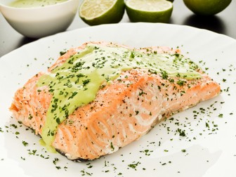 Somon cu wasabi
