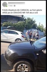 Mesajul postat de martorul din fața curții lui Dincă, în dimineața percheziției
