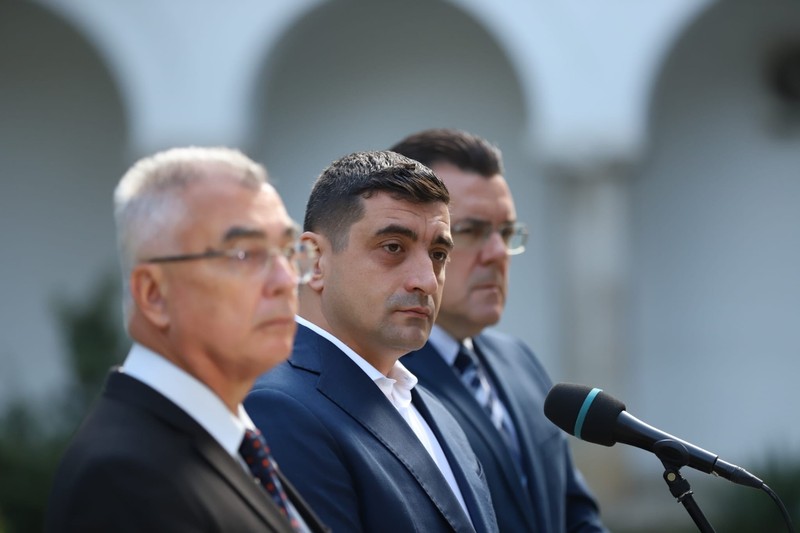 George Simion a făcut declarații după consultările de la Cotroceni Sursa foto: Dumitru Angelescu/Libertatea