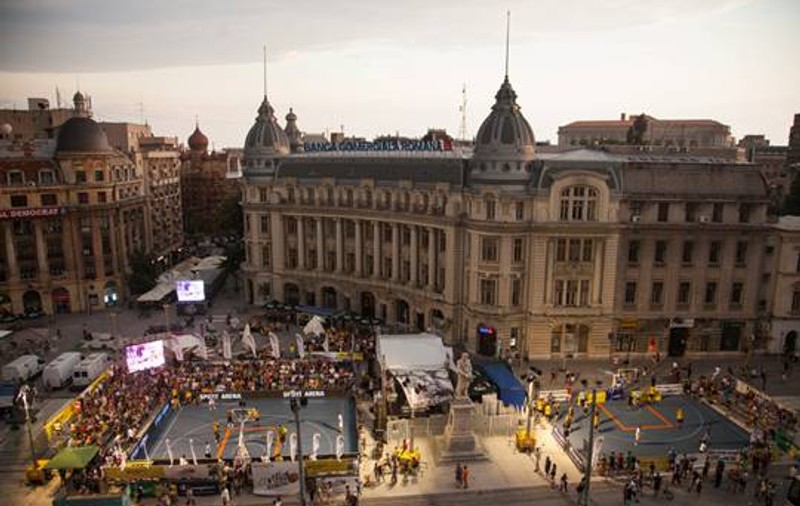 Crema baschetului 3x3 la Raiffeisen Bank Bucharest Challenger