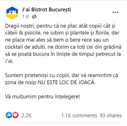Postarea inițială, din 9 iulie, a adunat peste 2.000 de aprecieri și 11 reacții de nemulțumire, în aproape două zile