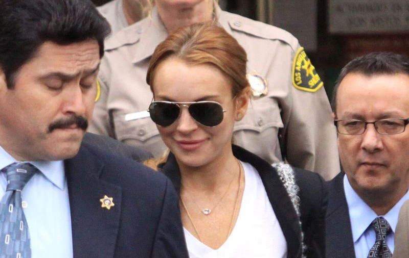 Lindsay Lohan a rămas lefteră