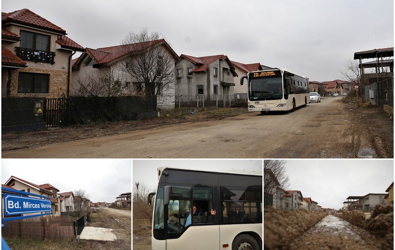 Coșmarul șoferilor. Un bulevard din nordul Bucureștiului zace în noroi de 9 ani. Deși aparține de Voluntari, Primăria Capitalei l-a preluat să-l asfalteze, dar nu a avut bani