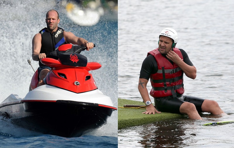 Surf ca-n filme! Actorul Dorian Boguță, confundat cu Jason Statham