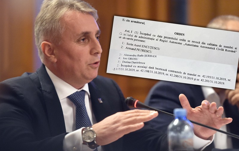 Conducerea Autorităţii Aeronautice, demisă de ministrul Bode. S-au fraudat examenele de piloți, iar șefii au făcut o ședință CA în care au luat 12.656 de lei fiecare
