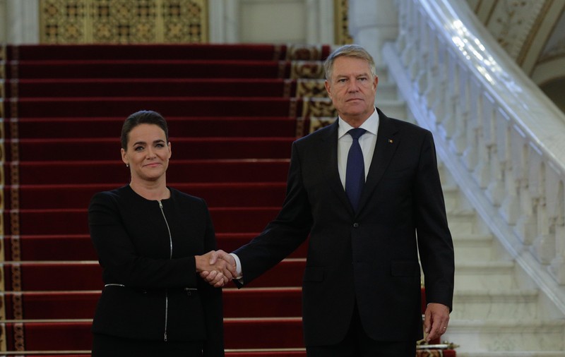 Klaus Iohannis s-a întâlnit cu președintele Ungariei, Katalin Novak. „Este fundamental ca proiectele de interes să fie realizate în România”