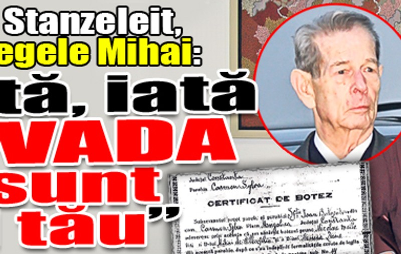 Dieter Stanzeleit, presupusul fiu al Regelui Mihai, a fost scut viu pentru Hitler