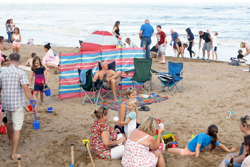 Foto Martin Parr, “Beach Therapy”