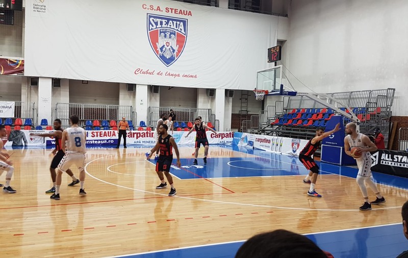 Dinamo a învins Steaua în derby-ul campionatului de baschet masculin. Meciul s-a disputat fără spectatori din cauza coronavirusului