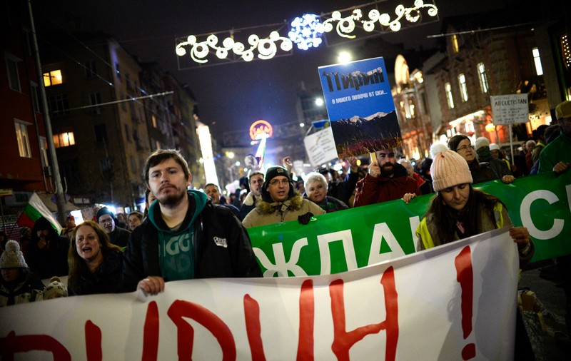 Proteste în Sofia, în ziua în care țara a preluat oficial președinția UE