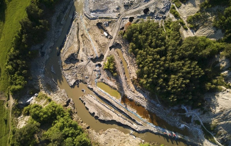 Eroziunile din plafonul minei vechi de la Praid se extind periculos pe orizontală și în adâncime