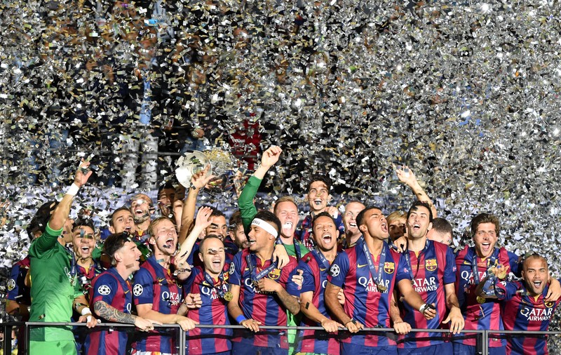 LIGA CAMPIONILOR. JUVENTUS TORINO - FC BARCELONA 1-3. ^Finală de vis! "Extratereştrii" au cucerit pentru a cincea oară cel mai râvnit trofeu european la nivel de cluburi şi au realizat a doua triplă din istoria clubului: campionat, Cupa Spaniei, UCL / LIVE BLOG