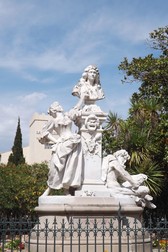 Monumentul Molière, ridicat de sculptorul Injalbert în 1897