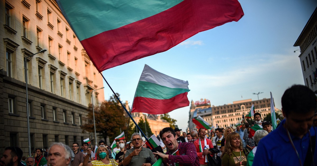 Protestatari anticorupție din Bulgaria Foto: Hepta