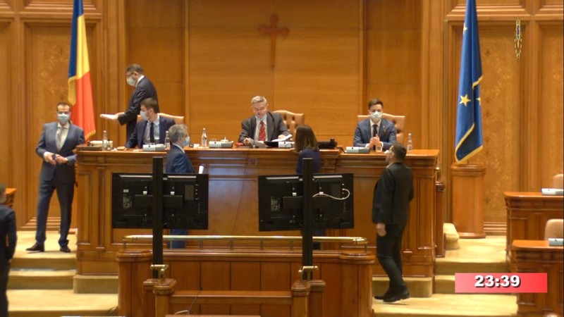 Foto: streaming video Camera Deputaților