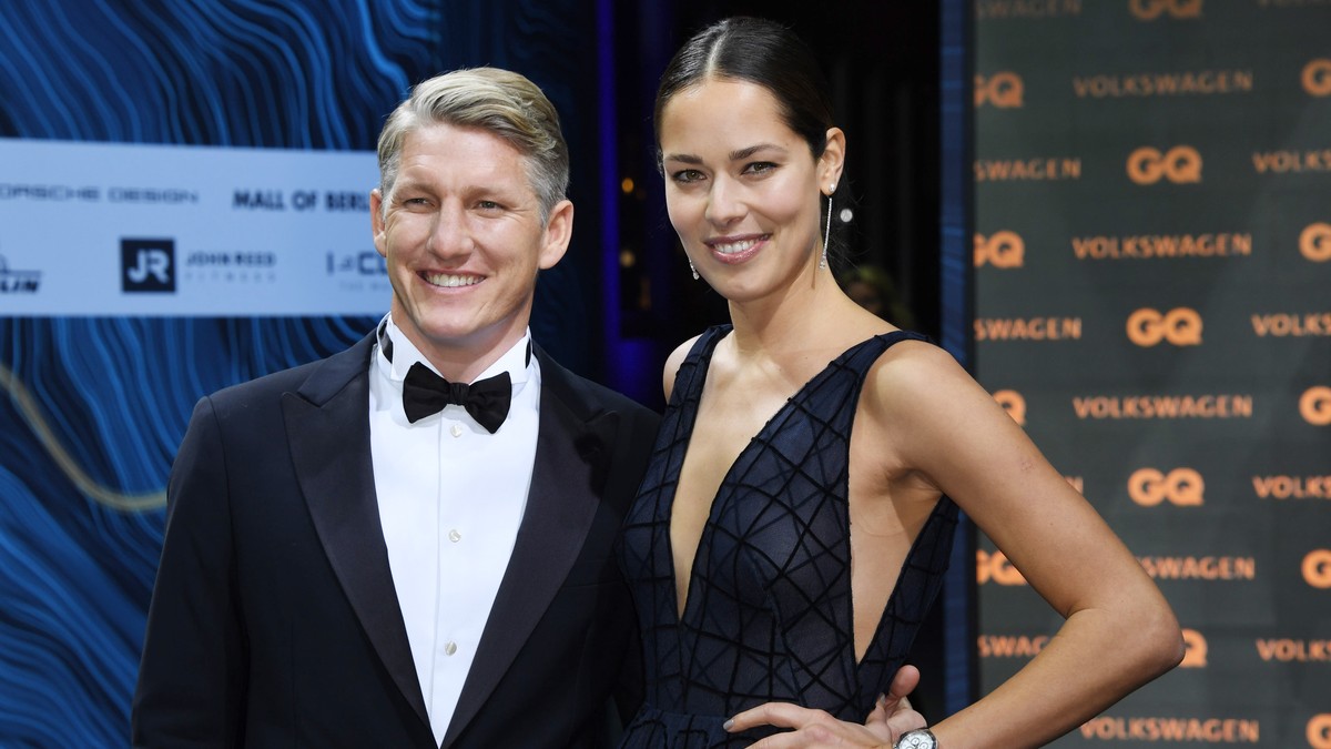 Ana Ivanovic și Bastian Schweinsteiger. FOTO: EPA