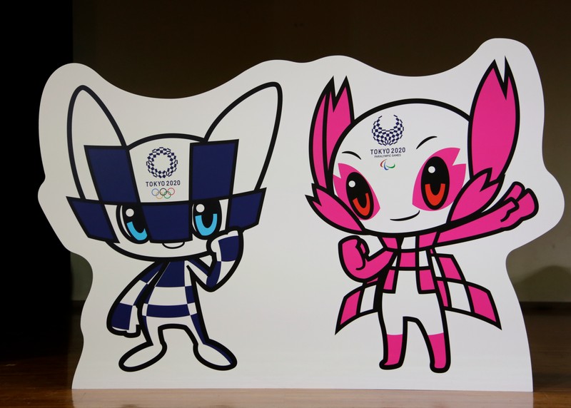 epa06373003 One of three shortlisted mascot design sets of Tokyo 2020 Olympic Games (L) and Paralympic Games is unveiled at an elementary school in Tokyo, Japan, 07 December 2017. The Tokyo Organising Committee of the Olympic and Paralympic Games announced on 07 December 2017 its Mascot Selection Panel has shortlisted three mascot design sets, each containing one mascot for the Olympic Games and one for the Paralympic Games, selecting from 2,042 entries. From 11 December to 22 February, 6.5 million schoolchildren at every elementary school across the country will be given opportunity to review the desings, with their classes casting a single vote in favour of the one sets. The winner will be announced on 28 February, just after the closing ceremoy of the PyeongChang 2018 Olympic Games. The mascot will be named and formally debut in July or August 2018. EPA-EFE/KIMIMASA MAYAMA