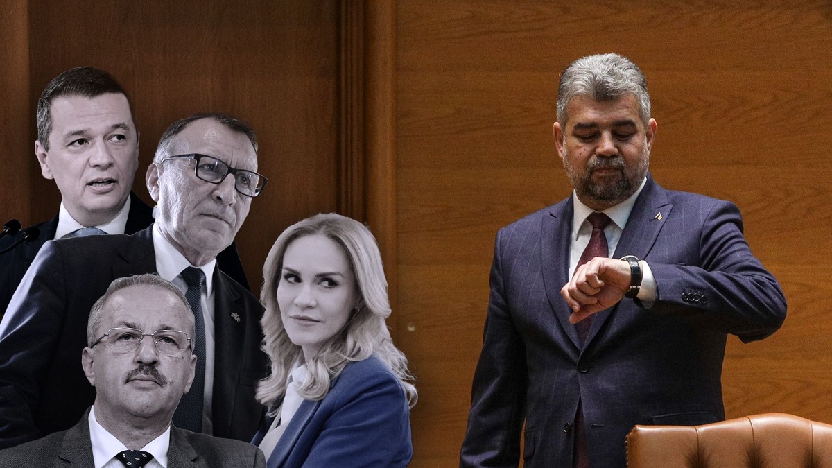Marcel Ciolacu are patru competitori interni - Gabriela Firea, Vasile Dîncu, Paul Stănescu și Sorin Grindeanu - care i-ar putea pune probleme