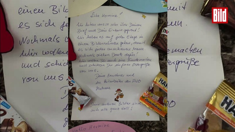 Scurtele misive ale fetiței și răspunsul rezidenților fericiți.