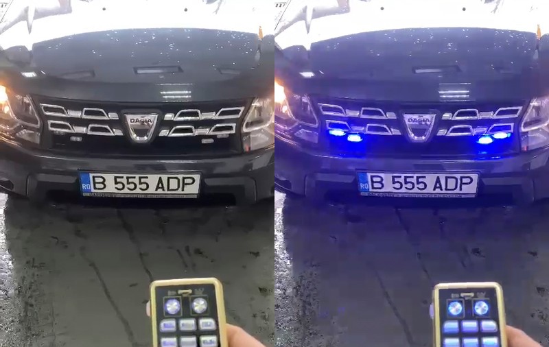 Ce oficiali din România își pun pe mașini lumini stroboscopice fără niciun drept