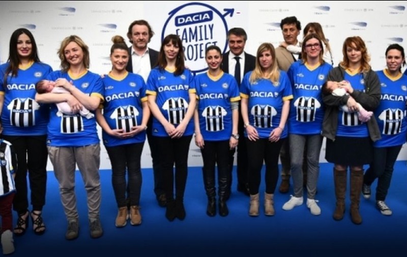 Dacia vrea să-i determine pe italieni să meargă pe stadion cu toată familia
