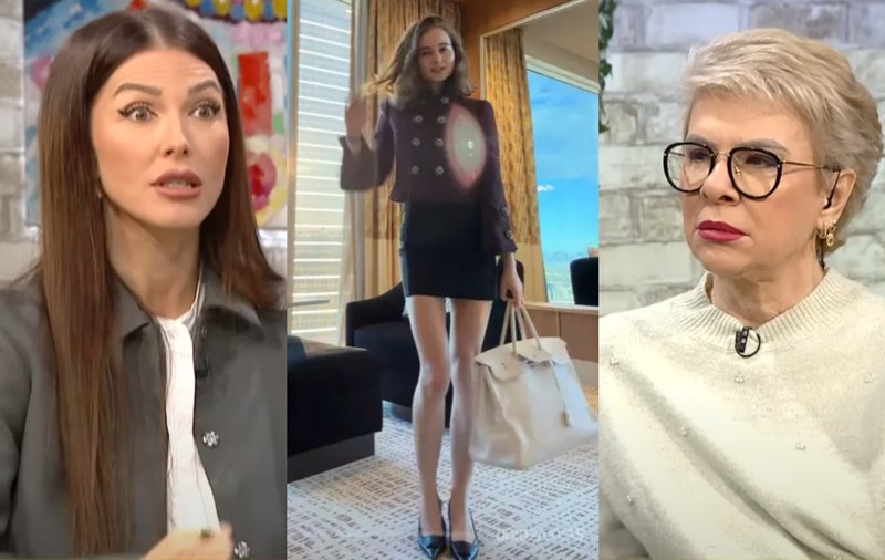 Cum au reacționat Ilinca Vandici și Teo Trandafir după ce au văzut-o pe Irina Columbeanu cu geantă de 30.000 de euro: „E mai mare ca ea”