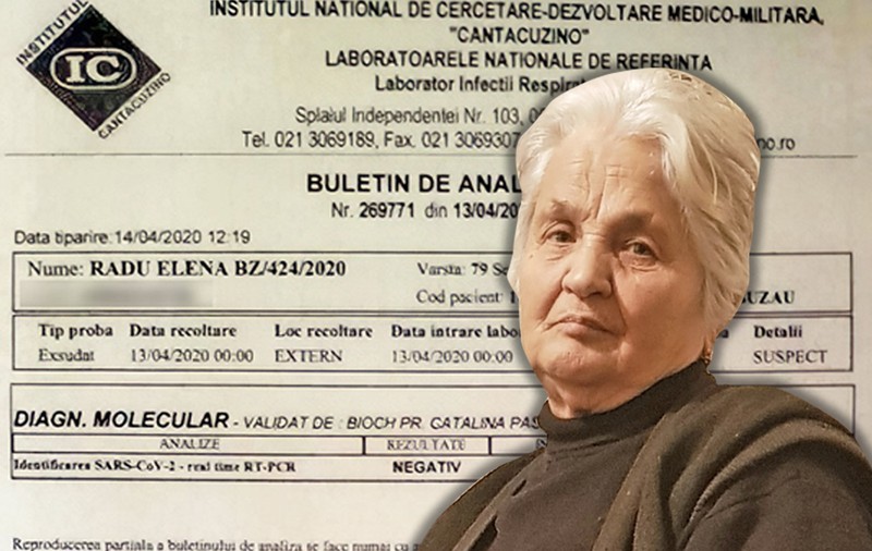 Povestea unei paciente care a intrat în spital suspectă de COVID-19, dar a decedat cu testul negativ. „Mama mea a murit cu zile. A fost abandonată de medici”