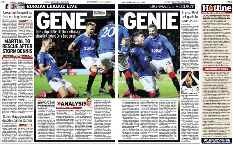 Daily Record a lăudat evoluția lui Ianis Hagi.