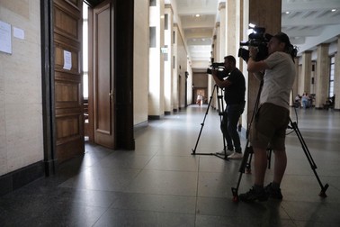 Jurnaliștii la Curtea de Apel din Sofia | Foto: Libertatea/Eli Driu