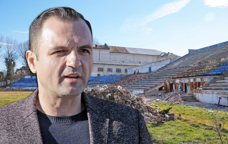Înregistrare cu camera ascunsă. Cum se construiește stadionul din Târgoviște cu cantități fictive, iar primarul PSD Cristian Stan merge înainte