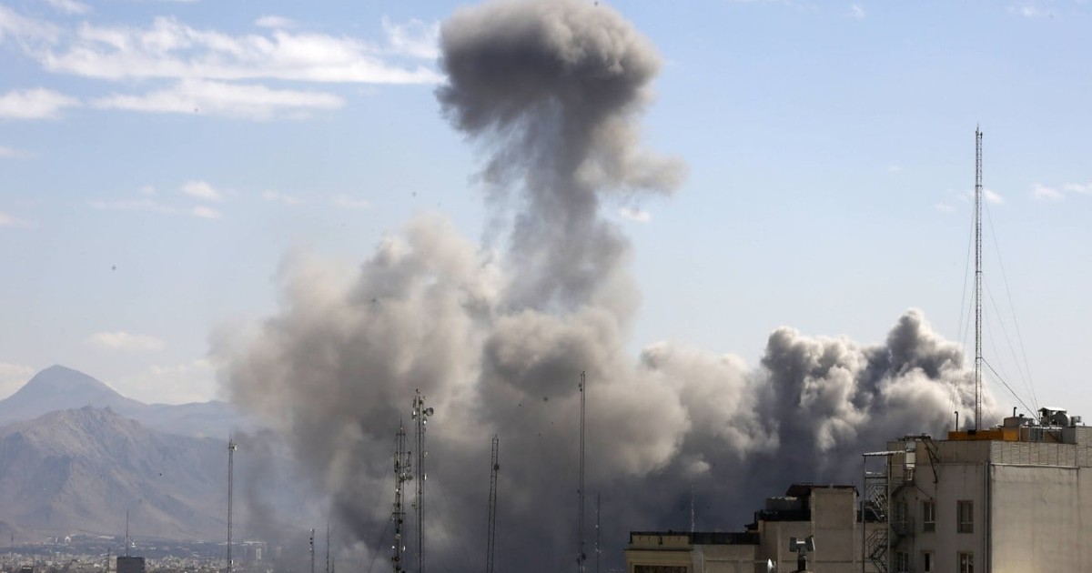 Imagine de la bombardarea Teheranului de către Israel și SUA. Foto: Imago Images