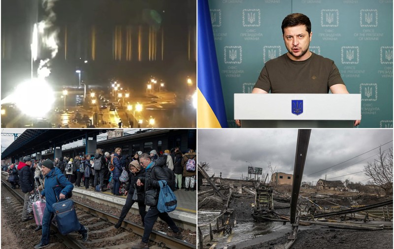 Război în Ucraina, ziua 9 | Zelenski critică dur NATO în urma refuzului de a crea o zonă de excludere aeriană, pentru că „ar duce la un război generalizat”