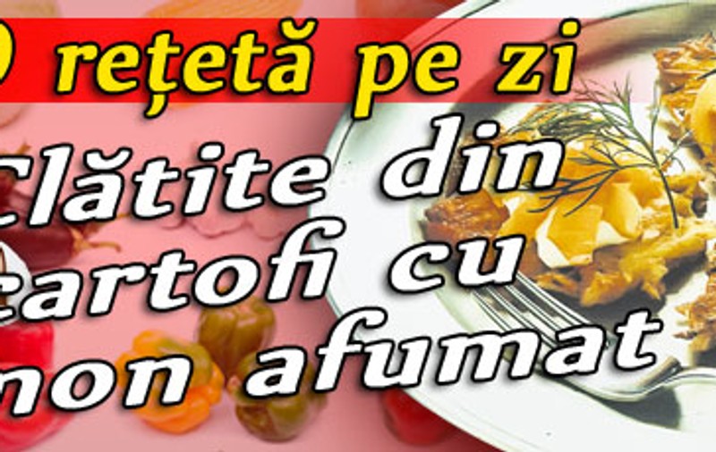 O reţetă pe zi / Clătite din cartofi cu somon afumat