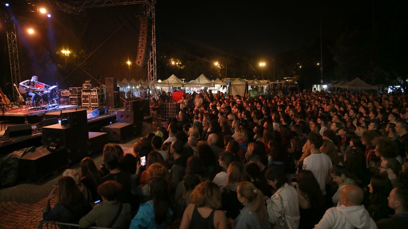 Asaf Avidan și-a încântat publicul la Balkanik Festival FOTO: Florin Ghioca