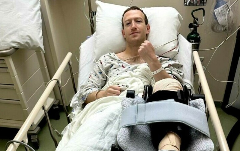 Mark Zuckerberg a ajuns pe un pat de spital după un antrenament de MMA. „Mi-am rupt ligamentul încrucişat anterior”