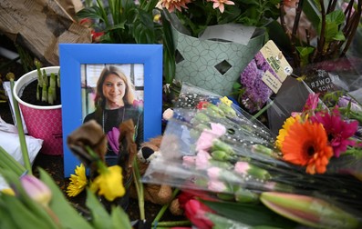 Tribut în memoria lui Sarah, pe 16 martie 2021. Foto: EPA