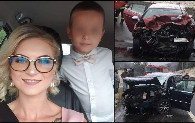Dramă într-o familie din Bacău, înainte de Anul Nou. O tânără mamă și fiul ei de 5 ani au murit într-un accident violent în drum spre biserică