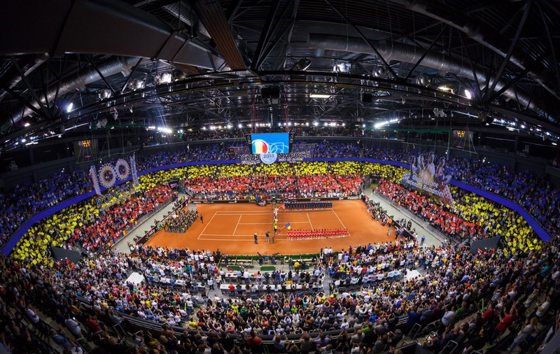 Meciul de tenis România - Rusia se joacă la Cluj Napoca