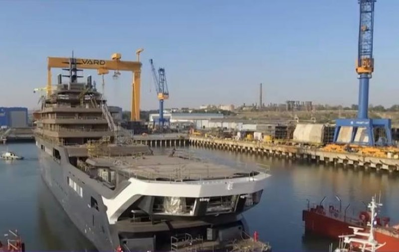 Cel mai mare yacht din lume a fost construit la Tulcea | VIDEO