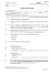 Cerere înscriere Bac 2022