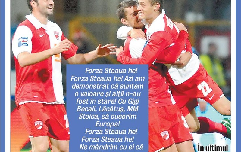 «Steaua e numărul 1!»
