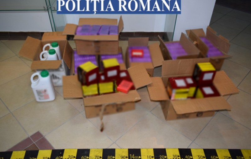 Operațiunea „Foc de artificii”:  Aproape 25 de tone de petarde, confiscate de polițiști în mai puțin de 3 săptămâni