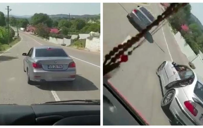 Cum au fost sancționați bărbații care au şicanat o dubă în Vrancea