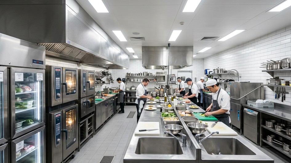 Foto: bucatarie restaurant